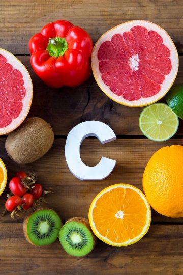 frutas con vitamina C