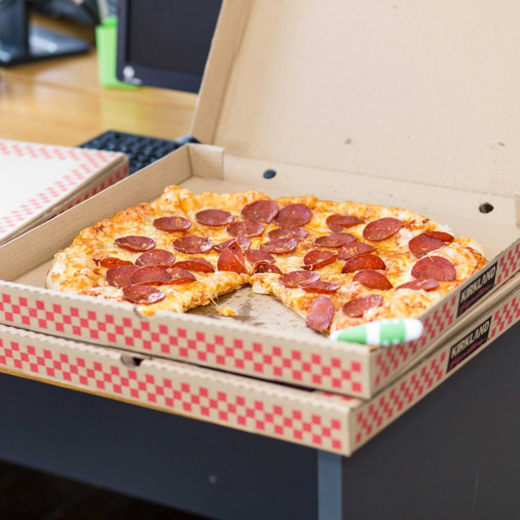 pizzas en cajas