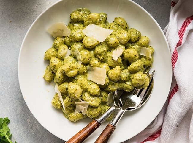 Gnocchis al pesto