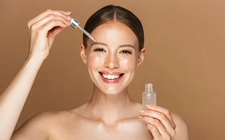 chica con serum
