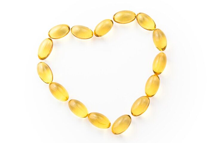 omegas en forma de corazón