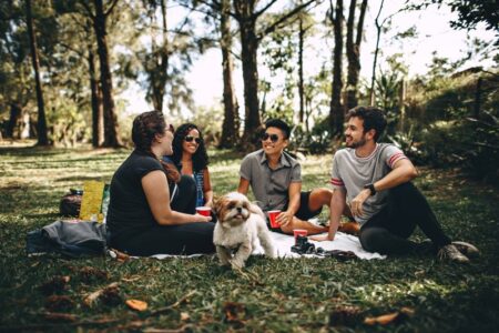 picnic con amigos