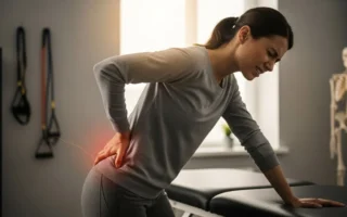 Persona con dolor de ciática