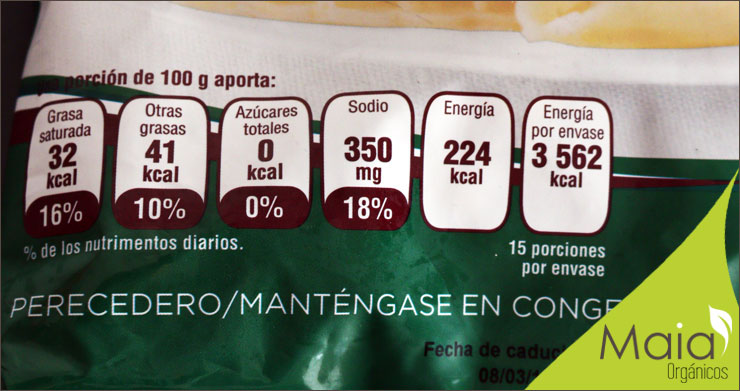 leer etiquetas con carbohidratos